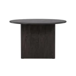 Eettafel Rond - Zwart MDF - 120x120x75cm - Björholmen