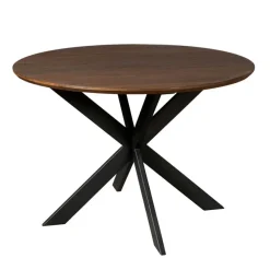 Eettafel Rond Bruin Hout - 150x150x76cm - Ferris