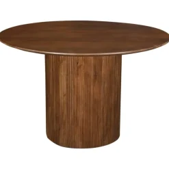 Eettafel Rond Ø120cm - Bruin Mangohout - Jaime