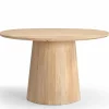 Eettafel Rond 120cm - Naturel Mangohout - 2-4 Personen