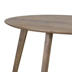 Eettafel Rond 130cm - Naturel - Mangohout - Tafel Oslo