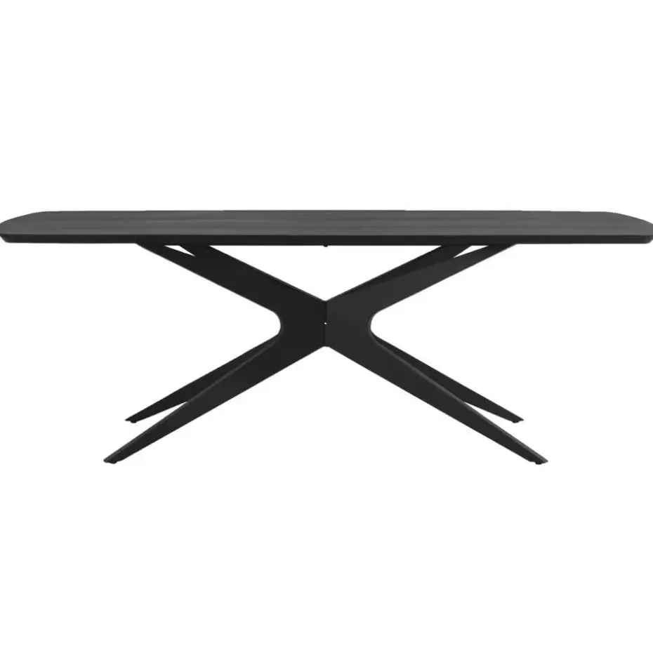 Eettafel Suzanne - zwart - 200x90 cm