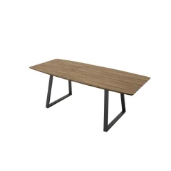 Eettafel Walnoot Hout Uitschuifbaar - 160x85x75cm - Inca