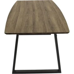 Eettafel Walnoot Hout Uitschuifbaar - 160x85x75cm - Inca