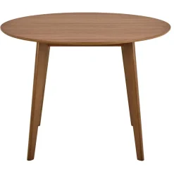 Eettafel Walnoot Rond - 105x105x76cm - Levi