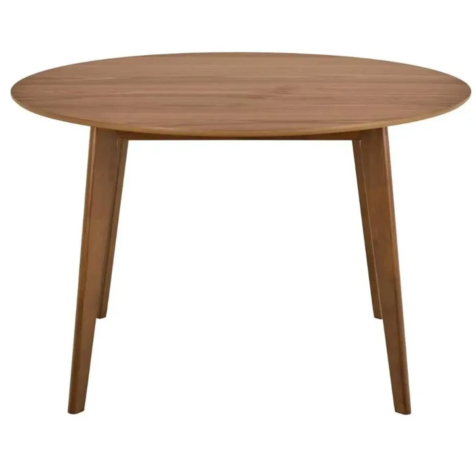 Eettafel Walnoot Rond - 105x105x76cm - Levi