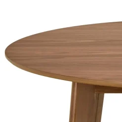 Eettafel Walnoot Rond - 105x105x76cm - Levi