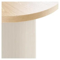 Eettafel Zand/Naturel - Deens Ovaal - 220x100x75cm - Solva