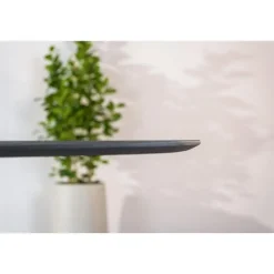 Eettafel Zwart Acaciahout - Ovaal - 240x110x76cm - Langford