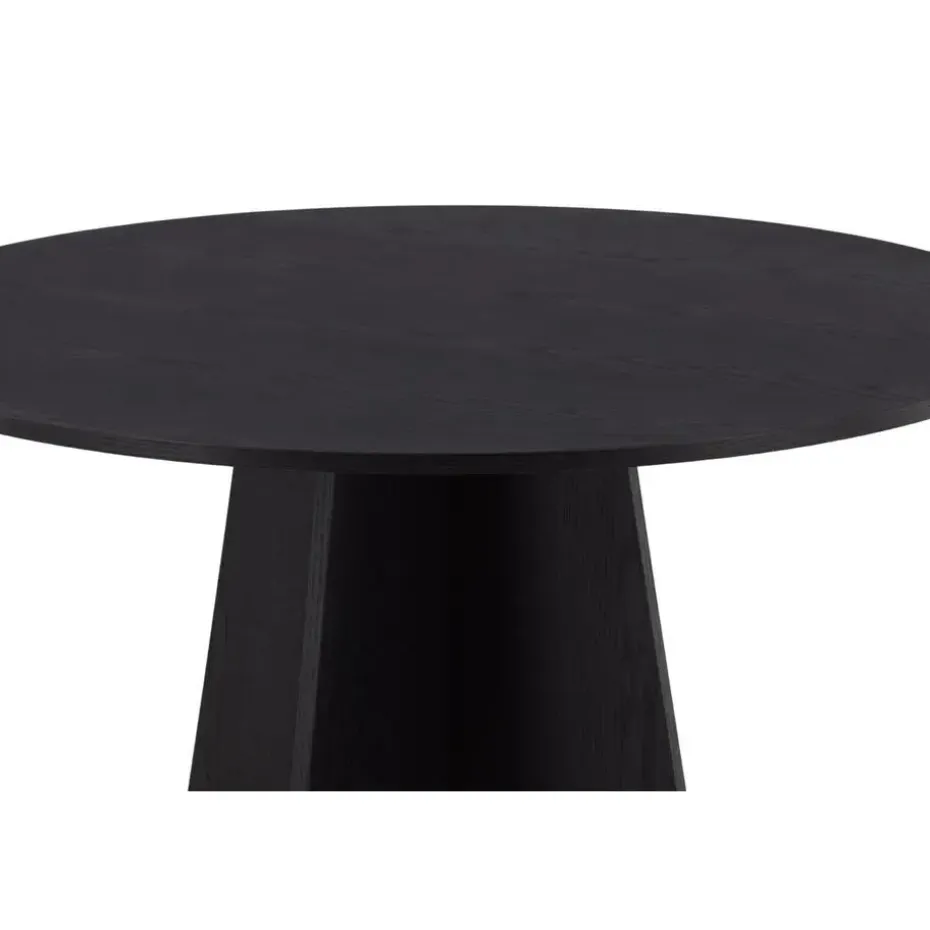 Eettafel Zwart Hout - 110x110x75cm - Bootcut