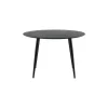 Eettafel Zwart Hout - 115x115x75cm - Dipp