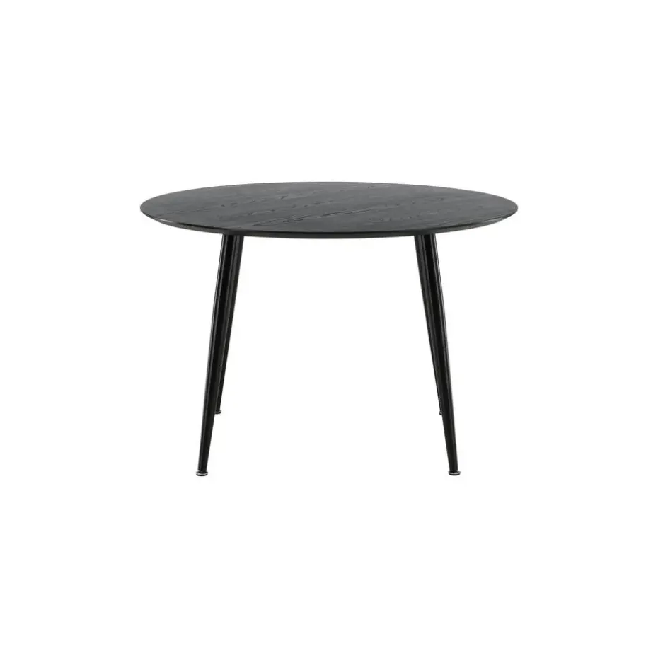 Eettafel Zwart Hout - 115x115x75cm - Dipp