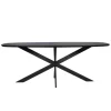 Eettafel Zwart Hout - 200x100x76cm - Ferris