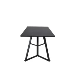 Eettafel Zwart Hout - 180x90x75cm - Marina