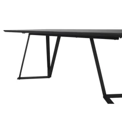 Eettafel Zwart Hout - 180x90x75cm - Marina