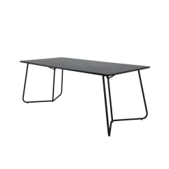 Eettafel Zwart Hout - 190x90x75cm - Petra
