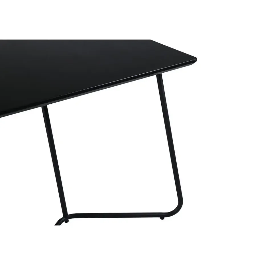 Eettafel Zwart Hout - 190x90x75cm - Petra