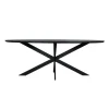 Eettafel Zwart Hout - 210x100x76cm - Ferris
