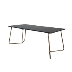 Eettafel Zwart Hout - 190x90x75cm - Petra Distressed