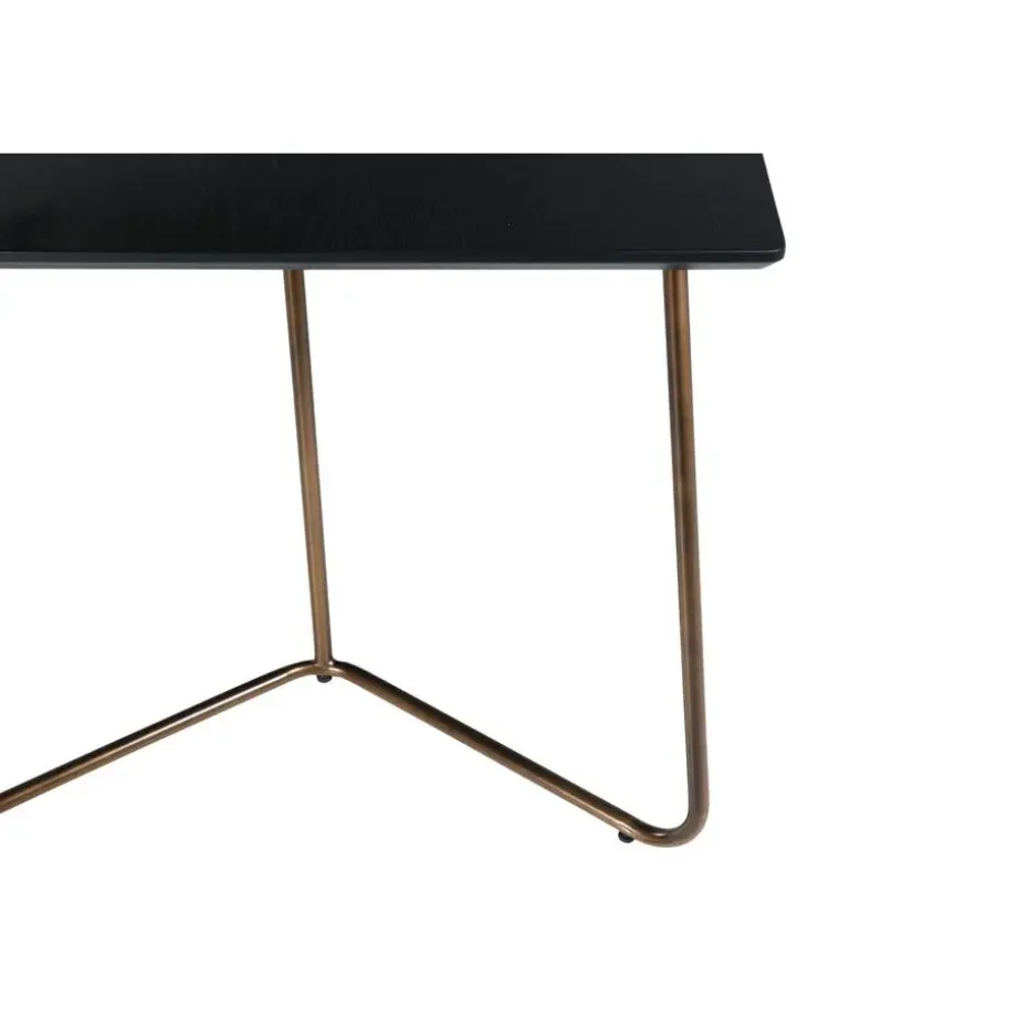 Eettafel Zwart Hout - 190x90x75cm - Petra Distressed