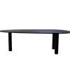 Eettafel Zwart Mangohout - 210x120x76cm - 6-8 Personen - Hana