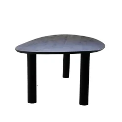 Eettafel Zwart Mangohout - 210x120x76cm - 6-8 Personen - Hana