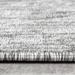 Effen Vloerkleed Laagpolig Lichtgrijs - 200x290 CM