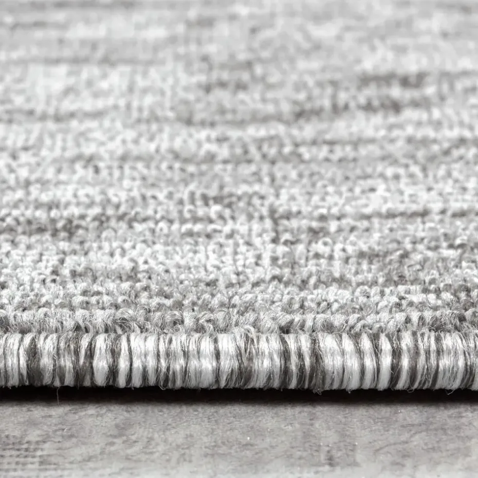 Effen Vloerkleed Laagpolig Lichtgrijs - 200x290 CM