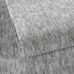 Effen Vloerkleed Laagpolig Lichtgrijs - 200x290 CM