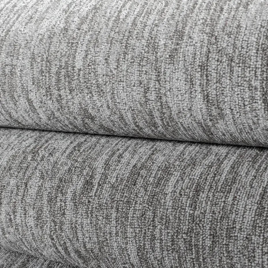 Effen Vloerkleed Laagpolig Lichtgrijs - 200x290 CM