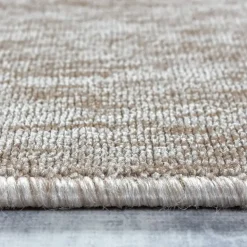 Effen Vloerkleed Laagpolig Beige - 160x230 CM