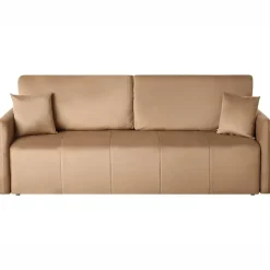 EGGE - Driezitsbank - Lichtbruin - Fluweel