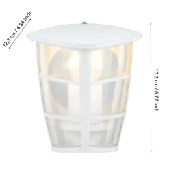 EGLO Aloria Wandlamp - E27 - Aluminium/Kunststof - Wit