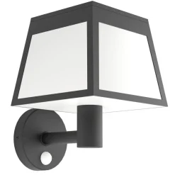 EGLO Altilia Solar Wandlamp - LED - 20 cm - Zwart/Wit