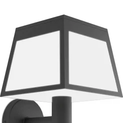 EGLO Altilia Solar Wandlamp - LED - 20 cm - Zwart/Wit