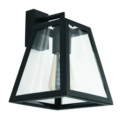 EGLO Amesbury 1 Wandlamp - E27 - Glas - Zwart