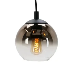 EGLO Ariscani 1 Hanglamp - E27 - Ø 20 cm - Koperglas - Zwart