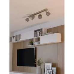 EGLO Bellizzi Spot - E14 - 75 cm - Grijs/Wit