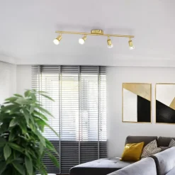 EGLO Buzz-Led Opbouwspot - GU10 - 68.5 cm - Koper