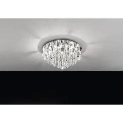 EGLO Calaonda Plafonnière - G9 - RVS/Glas - Chroom