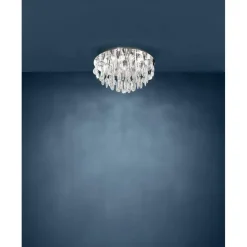 EGLO Calaonda Plafonnière - G9 - RVS/Glas - Chroom