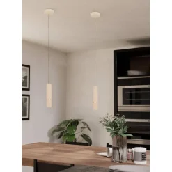 EGLO Caminia Hanglamp - GU10 - Ø 6 cm - Zandkleur/Beige/Goud