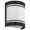EGLO Cerno Wandlamp - E27 - Glas - Zwart/Wit