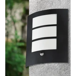 EGLO City Wandlamp - E27 - 23.5 cm - Zwart