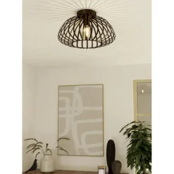 EGLO Espinal Plafondlamp - E27 - Ø 38.5 cm - Brons - Staal