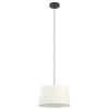 EGLO Febres Hanglamp - E27 - teddy stof - Zwart/Wit