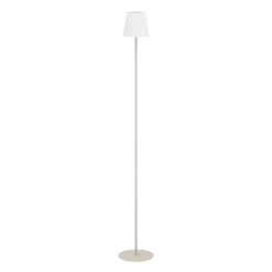 EGLO Fiorana Vloerlamp - E14 - Hoogte 140,5 cm - Zandkleur/Wit