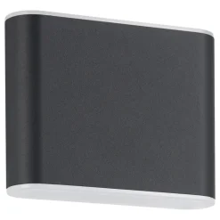 EGLO Grutti Wandlamp - LED - 11,5 cm - Antraciet