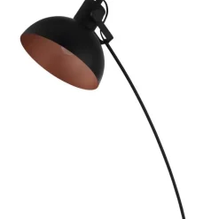 EGLO Jaafra Vloerlamp - E27 - 158 cm - Zwart/Koper