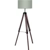 EGLO Lantada Vloerlamp - E27 - 143 cm - Noten/Taupe